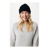 Gorro Kennedi AWARE™ Polylana® con canalé grande negro | sin montaje de publicidad | no disponible | no disponible | no disponible