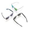 Gafas de sol con lentes de espejo de PC reciclado Gleam RCS blanco