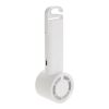 Ventilador portátil recargable Twist RCS plástico reciclado blanco | sin montaje de publicidad | no disponible | no disponible