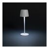 Lámpara de mesa Zenic RCS plástico reciclado recargable USB blanco | sin montaje de publicidad | no disponible | no disponible