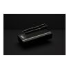 Set de bolígrafos Swiss Peak OSLO acero inoxidable reciclado negro