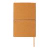 Libreta de cuero reciclado A5 marrón | sin montaje de publicidad | no disponible | no disponible