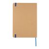 Libreta A5 ecológica de kraft azul