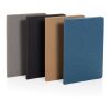 Libreta A5 FSC® de tapa dura gris | sin montaje de publicidad | no disponible | no disponible