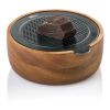 Rallador fino AdHoc CutnServe Table marron-negro | sin montaje de publicidad