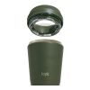 Taza Topl To Go de acero reciclado con tapa patentada 360 verde | sin montaje de publicidad | no disponible | no disponible