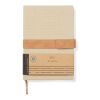 Libreta VINGA Bosler de lona reciclado RCS marron | sin montaje de publicidad | no disponible | no disponible