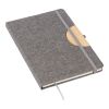 Cuaderno con tapa plegable de rPet Ernst gris | sin montaje de publicidad | no disponible | no disponible