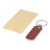 Llavero de cuero reciclado Jill marrón | sin montaje de publicidad | no disponible | no disponible