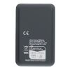 Power Bank de ABS reciclado Rayen negro | sin montaje de publicidad | no disponible | no disponible