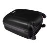 Trolley con 4 ruedas giratorias negro