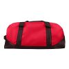 Bolsa de deporte de poliéster rojo