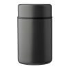Vaso termo de acero inox. con cuchara Niko gris