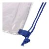 Mochila transparente en PVC azul cobalto