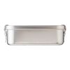 Fiambrera de acero inox. Kasen plata