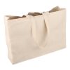 Bolsa con asas de algodón Oeko-Tex® Imogen beige