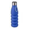Botella plegable de silicona Erin azul cobalto