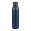 Botella de acero inox. reciclado Cassian azul