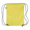 Mochila de cuerdas de poliéster rPET Calix amarillo