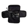 Set de 20 herramientas en bolsa de tela negro
