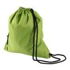 Mochila de seda pongee (190T) con cordones. azul