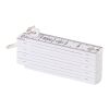 Regla plegable de plástico blanco