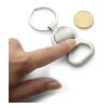 Llavero de metal plata | sin montaje de publicidad | no disponible | no disponible