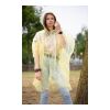 Poncho transparente plegable naranja