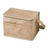Bolsa nevera de tejido de papel marrón | sin montaje de publicidad | no disponible | no disponible