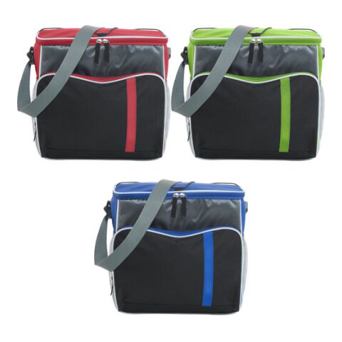 Nevera de poliéster 600D con bolsillo central azul cobalto | sin montaje de publicidad | no disponible | no disponible