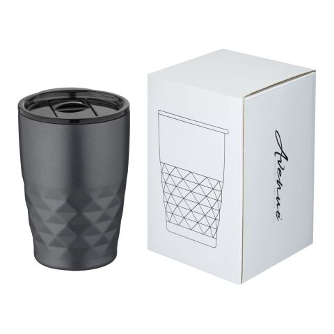 Vaso isotérmico &quot;Geo&quot; Estándar | Gris | sin montaje de publicidad | no disponible | no disponible