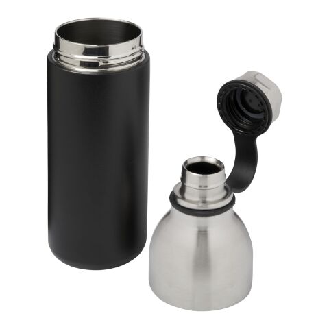 Botella deportiva de cobre con aislamiento al vacío de 590 ml &quot;Koln&quot; Estándar | Negro intenso | sin montaje de publicidad | no disponible | no disponible