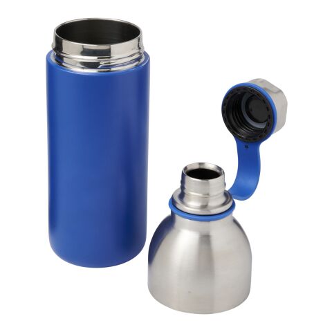 Botella deportiva de cobre con aislamiento al vacío de 590 ml "Koln" Estándar | Azul | sin montaje de publicidad | no disponible | no disponible