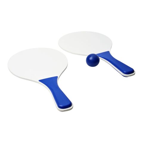 Raquetas de playa &quot;Bounce&quot; Estándar | Azul real-Blanco | sin montaje de publicidad | no disponible | no disponible