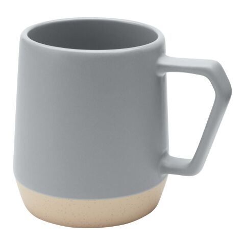 Taza de cerámica de 300 ml con acabado mate &quot;Dolce&quot; Estándar | Gris | sin montaje de publicidad | no disponible | no disponible