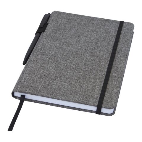 Libreta de tamaño A5 de PET reciclado &quot;Orin&quot; Estándar | Gris Mezcla | sin montaje de publicidad | no disponible | no disponible | no disponible