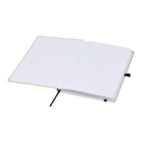 Libreta de tapa dura de algodón orgánico &quot;Tutico&quot; Estándar | Natural-Negro intenso | sin montaje de publicidad | no disponible | no disponible | no disponible