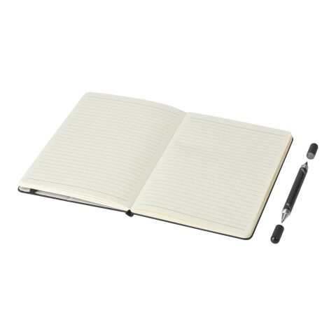 Set de bolígrafo y libreta "Skribi" Estándar | Negro intenso | sin montaje de publicidad | no disponible | no disponible | no disponible