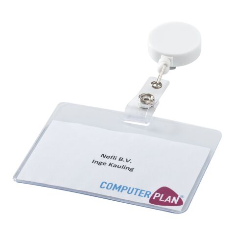 Llavero extensible Lech Estándar | blanco | sin montaje de publicidad | no disponible | no disponible | no disponible