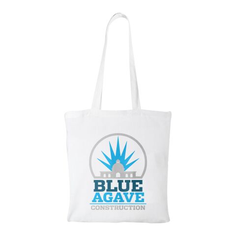 Bolsa tote de algodón &quot;Madras&quot; 140g/m² Estándar | Blanco | sin montaje de publicidad | no disponible | no disponible | no disponible