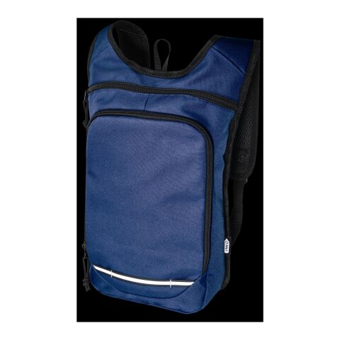 Mochila de exterior GRS RPET de 6,5 L &quot;Trails&quot; Estándar | Azul profundo | sin montaje de publicidad | no disponible | no disponible | no disponible