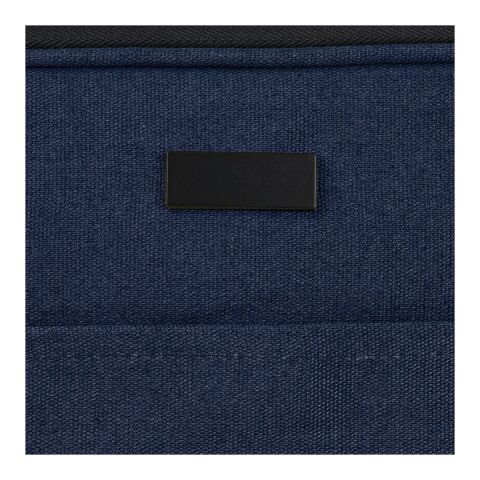 Funda de 2 L para portátil de 14&quot; de lona reciclada GRS &quot;Joey&quot; Estándar | Azul profundo | sin montaje de publicidad | no disponible | no disponible | no disponible