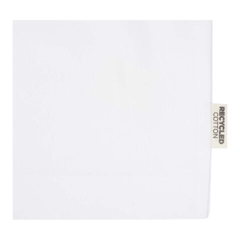 Bolsa Tote con refuerzos de algodón reciclado GRS de 140 g/m² &quot;Madras&quot; Estándar | Blanco | sin montaje de publicidad | no disponible | no disponible | no disponible