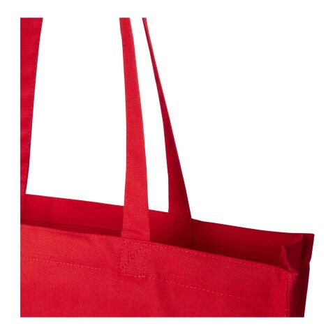 Bolsa Tote con refuerzos de 14&nbsp;l algodón orgánico OCS de 180&nbsp;g/m² "Odisha" Estándar | Rojo | sin montaje de publicidad | no disponible | no disponible | no disponible