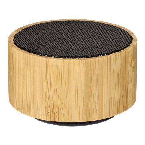 Altavoz Bluetooth® de bambú &quot;Cosmos&quot; Estándar | Natural-Negro intenso | sin montaje de publicidad | no disponible | no disponible
