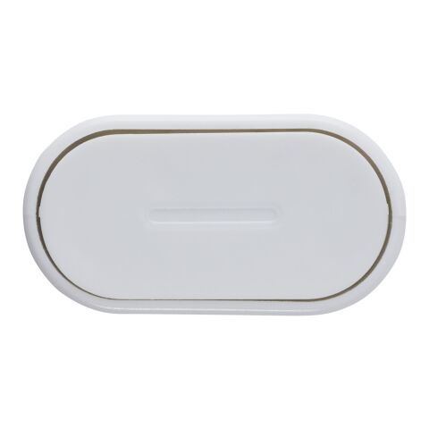 Cable de carga modular de plástico reciclado &quot;Whiz&quot; Estándar | Blanco | sin montaje de publicidad | no disponible | no disponible