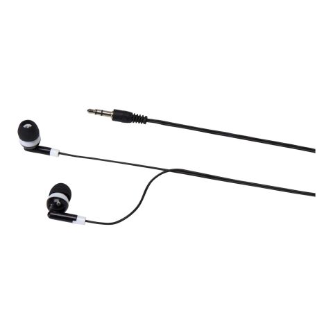 Auriculares con caja de plástico reciclado &quot;Rebel&quot; Estándar | negro | sin montaje de publicidad | no disponible | no disponible