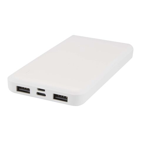 Batería externa de plástico reciclado de 10&nbsp;000&nbsp;mAh y 10&nbsp;W "Intan" Estándar | Blanco transparente | sin montaje de publicidad | no disponible | no disponible