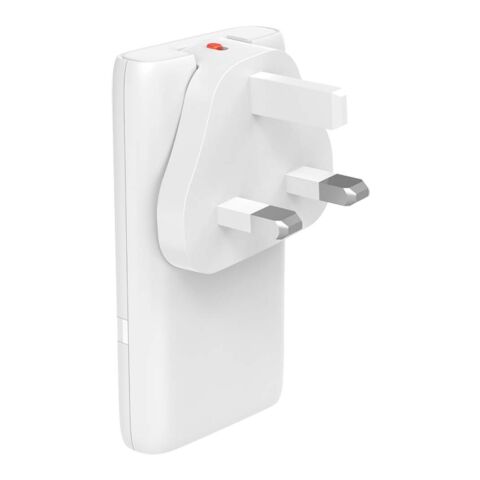 Cargador SKROSS® Klip Slim de 65 W con varias puntas blanco