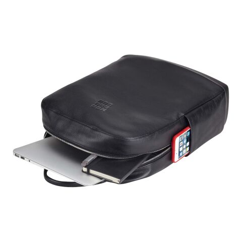 Mochila de piel &quot;Moleskine Classic&quot; Estándar | negro | sin montaje de publicidad | no disponible | no disponible